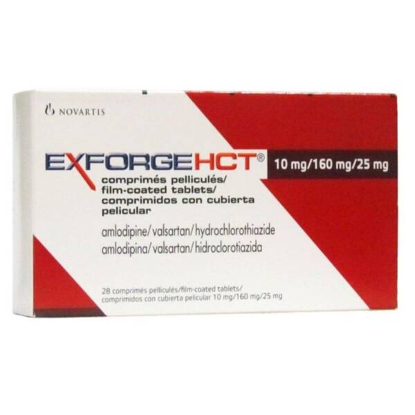 EXFORGE 10mg/25mg/160mg