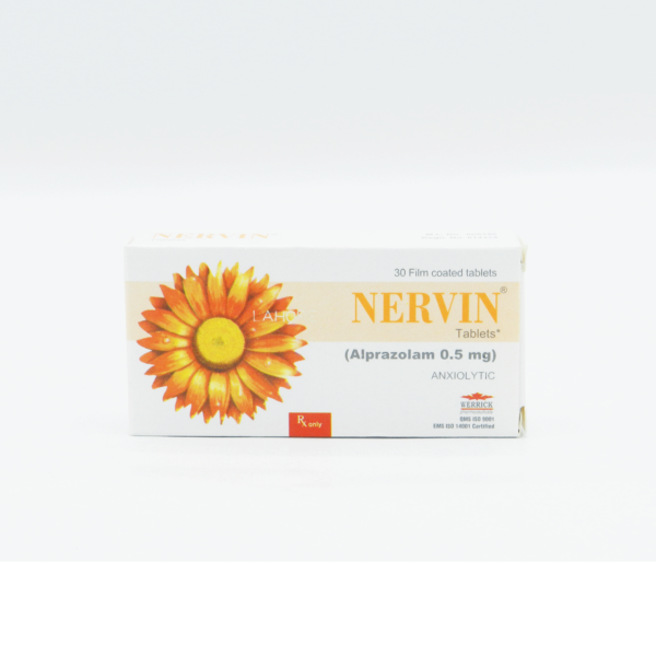Nervin tablet 0.5 mg 3_10?s(Alprazolam)