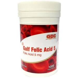 GULF FOLIC ACID TABLETS 1000S