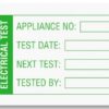 PAT Test labels - Pass