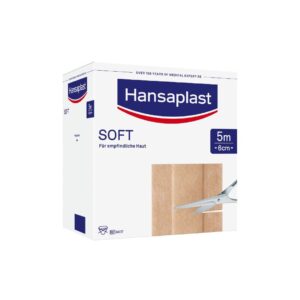Hansaplast Soft, 5 m x 6 cm, wound dressing
