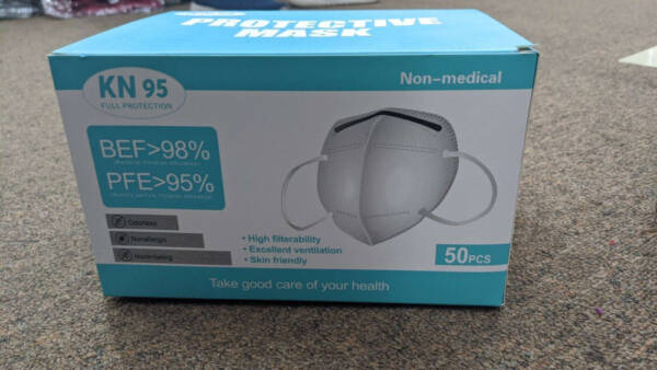 KN95 Face Mask 50 Pack, OPECTICID KN95 Masks White Individually Wrapped Cup Masks Breathable 5-Layer Filter Efficiency?98% Against PM2.5 Disposable Certified KN95 Respirator Masks