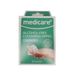 Medicare Alcohol Free Cleansing Wipes - 10 Pack