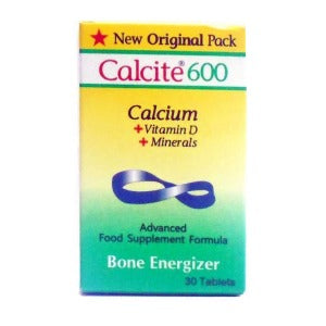 Calcite 600mg Tablets 30's