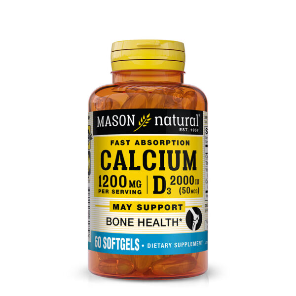 Calcium 1,200 mg with Vitamin D 3 50 mcg (2,000 IU)