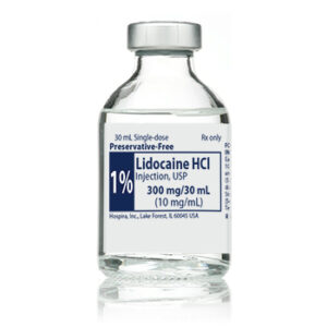 Lidocaine 1%, 10mg/mL, 30mL, SDV # 00409-4279-02
