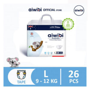Aiwibi Premium Tape Diaper 02 - L 26pcs