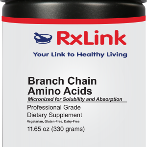 RxLink Branch Chain Amino Acids (BCAA) Micronized formulation for greater solubility and absorption