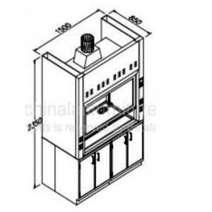 Fume hood 1500X850X2350