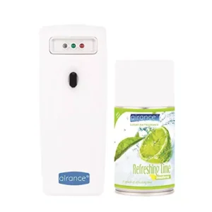 Airance Automatic Air Freshner Dispenser 250 ml refreshing lime Fragrance Refill- Spray (Pack of 2)