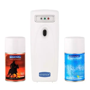 Airance Automatic LED A3 Room Freshener Dispenser Machine with 250 ml Each Musk & Cool Splash Fragrance Spray Bottle (Pack of 3)