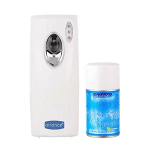 Airance Automatic LED A3 Room Freshener Dispenser Machine with 250 ml Cool Splash Fragrance Spray Bottle (Pack of 2)