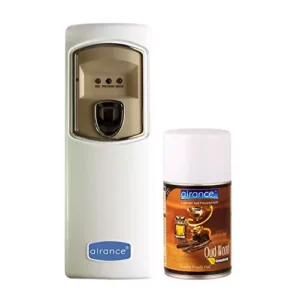 Airance Automatic LED Air Room Freshner Machine With 250 ml Oud Wood Fragrance Refill 250 ml Oud Wood Fragrance Refill- Spray Bottle (Pack of 2)