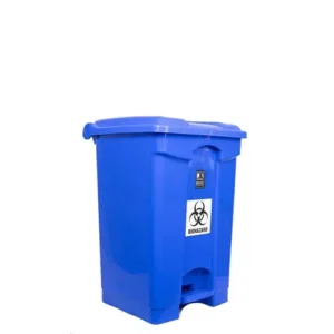 KKR INDUSTRIES Plastic Blue 60 L Plastic Pedal Bin