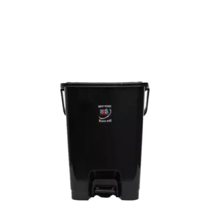 KKR INDUSTRIES Plastic Black 15 L Plastic Pedal Bin