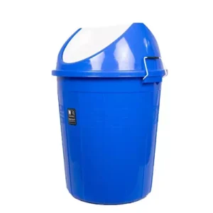 KKR INDUSTRIES Plastic Blue 100 L Plastic Swing Dustbin