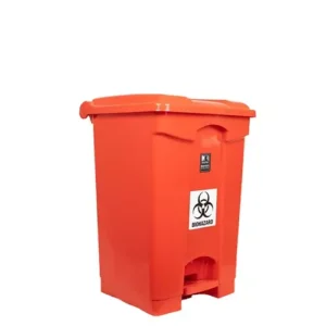 KKR INDUSTRIES Plastic Red 45 L Plastic Pedal Bin