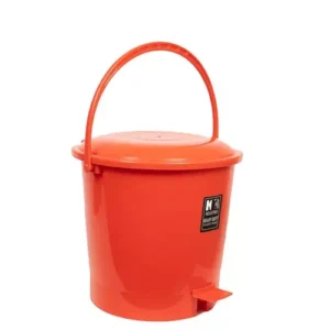 KKR INDUSTRIES Plastic Red 5 L Plastic Bin With Pedal