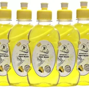 Kneat & Kleen 250 ml Lemon Dishwash Liquid Pack of 5