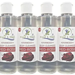 Kneat & Kleen 200ml Advance Plus Body Wash, Red Rose, Pack Of 4