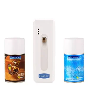 Airance Automatic A5 Perfume Dispenser With 250 ml Each  Oud Wood & Cool Splash Fragrance Refill (Pack of 3)