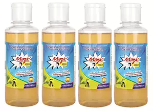 Mazic 200 ml Citronella Fragrance Brown Liquid Phenyl (Pack of 4)