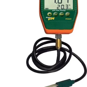 Extech PH-220C pH Range 0 -14 pH Water proof Palm pH & Temperature Meter