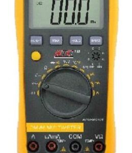 Crown Yellow & Black Digital Multimeter - DM Series