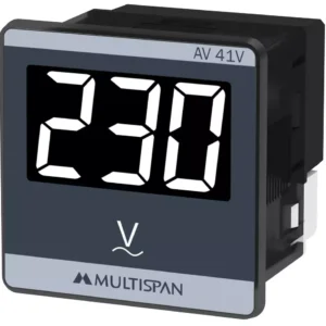 Multispan AV-41V AC Type Single Phase Digital Panel Meter