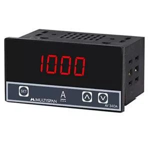 Multispan AV-34DA DC Type Single Phase Panel Meter