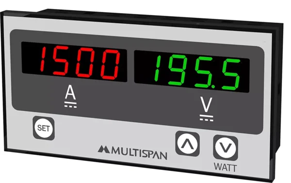 Multispan AV-34DZ DC Type Single Phase Panel Meter