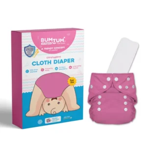 BUMTUM Ultrahygiene Cloth Diaper Free Size for Babies 0 to 3 Years