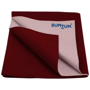 BUMTUM 50x70 cm Leakproof Instadry Baby Bed Protector Dry Sheet Small Size