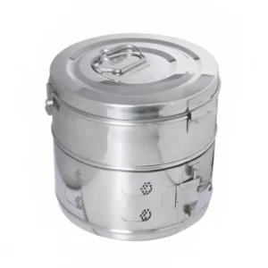 JE HOSPI Stainless Portable Steel Dressing Drum