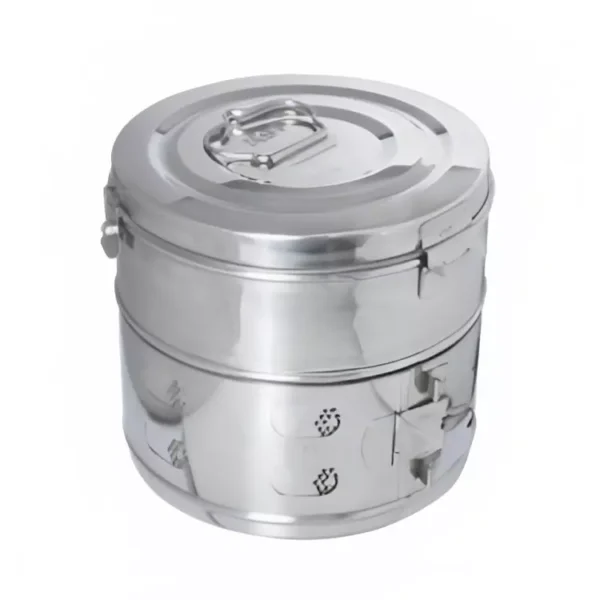 JE HOSPI Stainless Portable Steel Dressing Drum