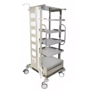 JE HOSPI Monitor Trolley with Castor Wheels (765x660x1400 mm)
