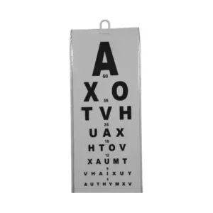 CV INSTRUMENTS 46 Snellen Alphabet Type Vision Chart 20 feet