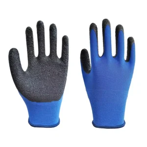 BRALA Nylon Cut Resistant Gloves (Blue, M Size)