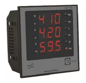 Multispan AVF-19N 7 Segment LED Display Three Phase AVF Meter