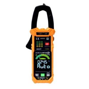 HTC Digital Clamp Meter 6000 Counts LCD Display with Bargraph, 21S