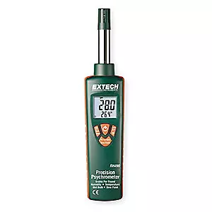 Extech Temp/Humdty Mtr 0 to 100 per Rel Hum Rng RH490
