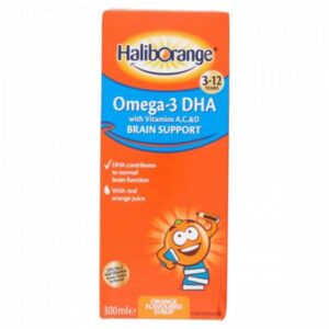 Haliborange Omega-3 Dha Brain Support Orange Flavoured Syrup 3-12 Years ? 300ml