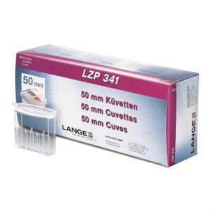 Cuvette Plastic 50mm With Cap Pack of 10