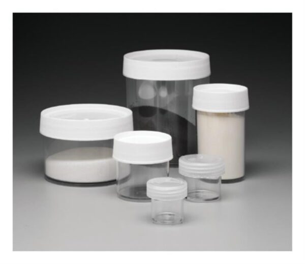1000ml Straight-Side Wide-Mouth Jar PC - Pack of 4