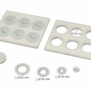 memmert B04552 Flat St/St Cover With Concentric Ring Sets