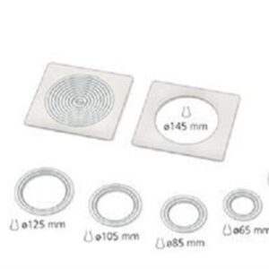 memmert B24372 Flat St/St Cover With Concentric Ring Sets