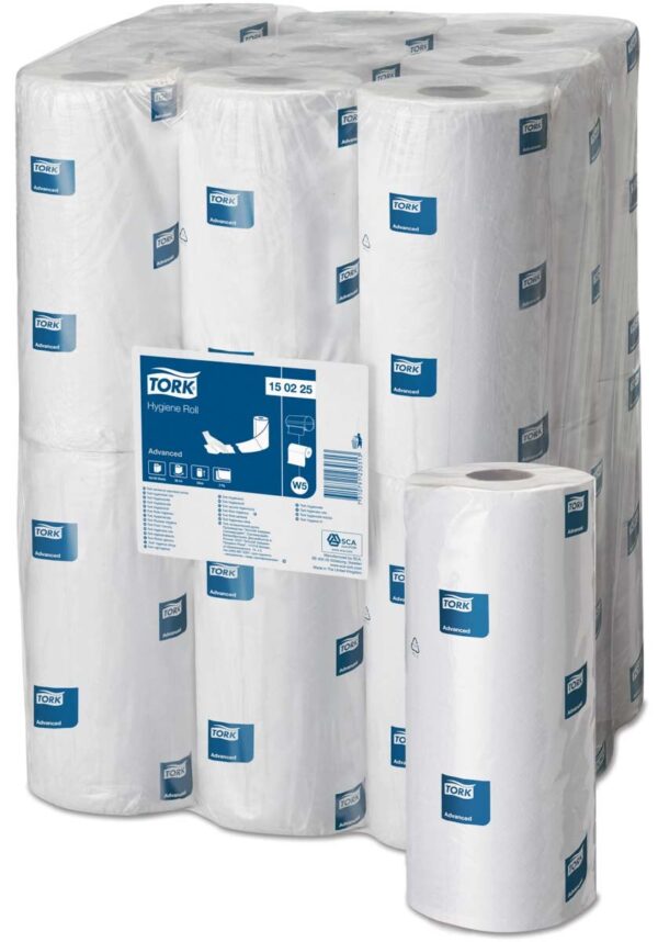 150225 Tork Couch Roll Advanced - White - 18 x 165 Sheets
