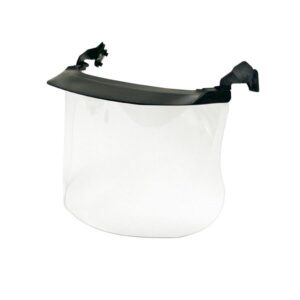 Clear visor cellulose acetate anti fog treatment 1mm short peak Pack of 10