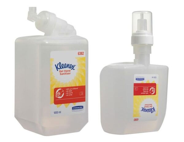 KLEENEX  Gel Hand Sanitiser - Unfragranced - Clear - Cassette