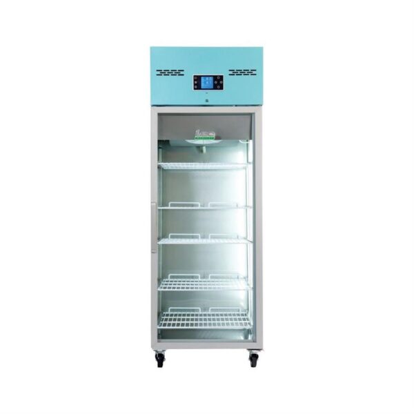 LEC 600L freestanding pharmacy / medical fridge PGR600 glass door 2? -8?